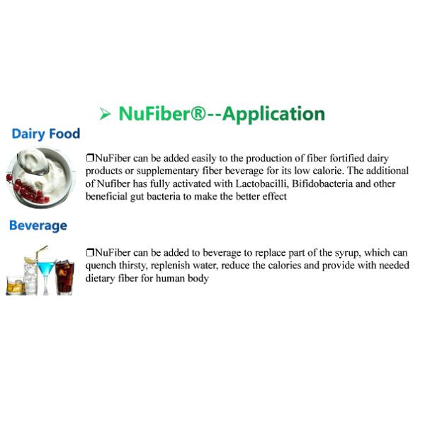 La dextrina resistente pulveriza el 90% Min Food Additives NuFiber 9004-93-9