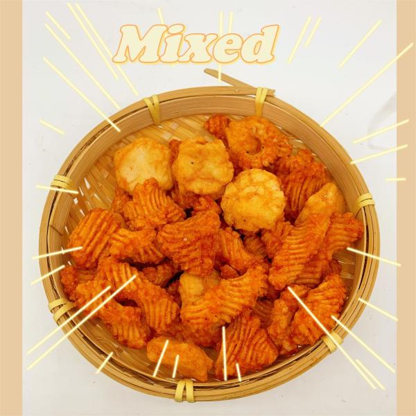 Delight In Tradition Authentic Rectangular Japanese Fried Rice Crackers Crispy Savory