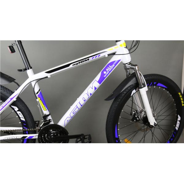 26 inch Shimano 21 speeds disc brake hi-ten steel special shape mountain bicicle MTB with fender