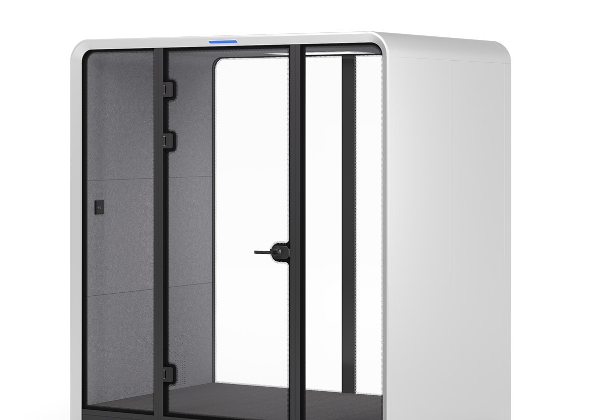N Space 2 Office Pod Private Phone Cabin with Flexible Workspace Noise Reduction and Modern Design
