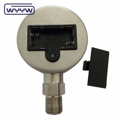 Regulador de pressão digital de alta precisão Medidor de 65 mm Base de montagem