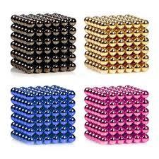 Silver Colorful D5mm 216pcs Neodymium Sphere Magnet