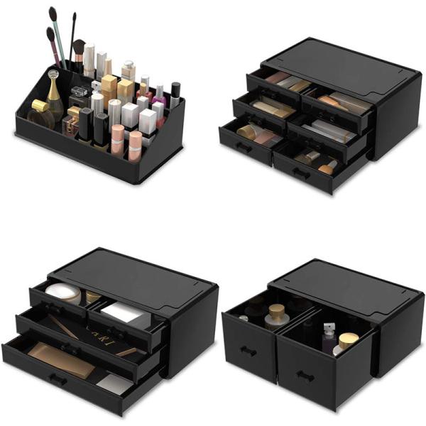 35l Home Glossy Acrylic Makeup Organiser Desk Storage Box For Cosmetic
