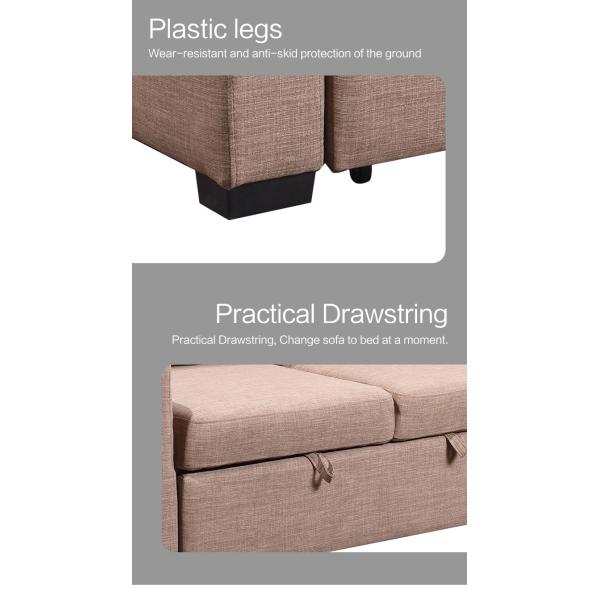 Modern villa living room single person sofa set household Beige lamb fabric cashew nut arc creative sofa with Foot-rest