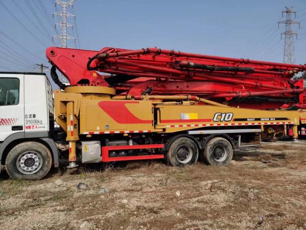 Caminhão de bomba de concreto usado de 60 metros Sany Boom Pump SYM 5350THB 60C-10