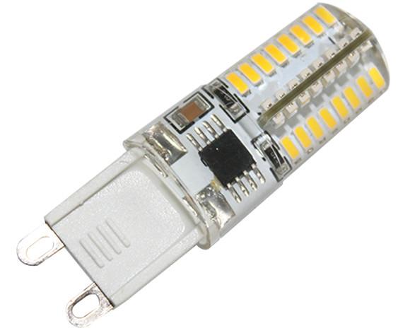 led 3W G9 110/220v dimmable silicone 64/3014 chips 2 years warranty 15000 hours Crystal lamp chandelier used