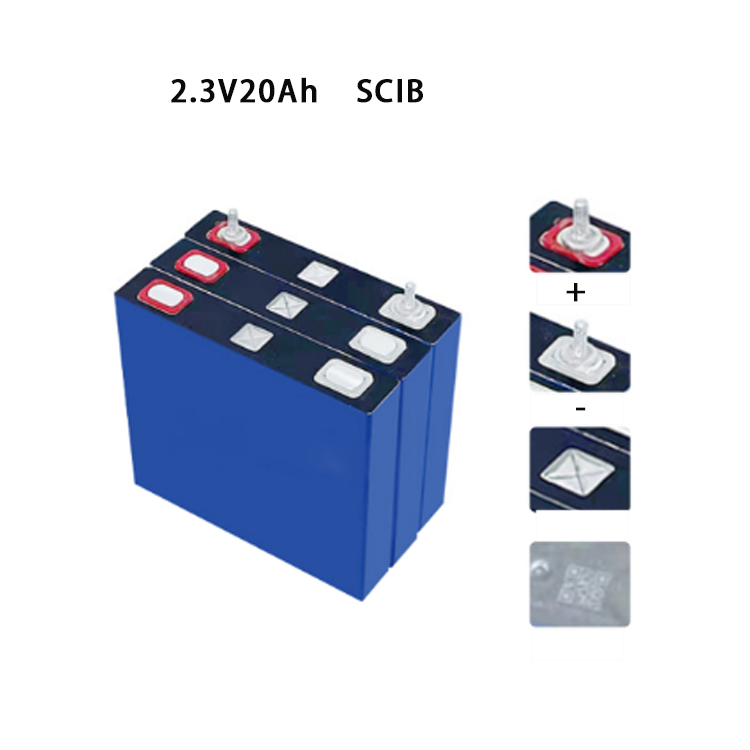 2.3V 20Ah Square LiTiO  LTO Battery Cell High Power  Low Temperature Performance for EVs & Power Tools