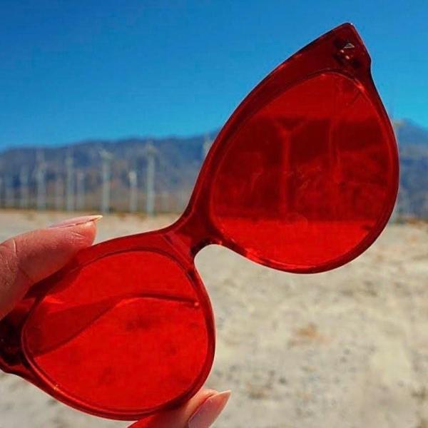 Vidrios de encargo de Logo Protective Color Therapy Sun de las gafas de sol de moda de las sombras de las mujeres