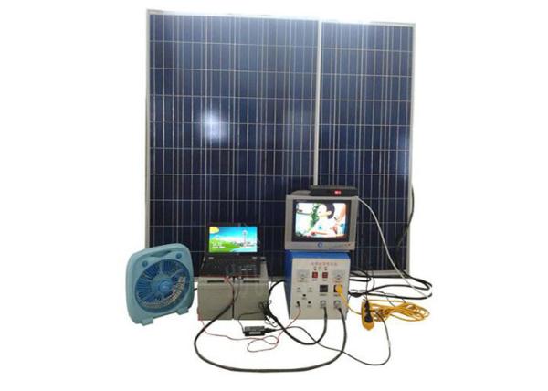 Black 2.5w Home Solar System Kits 220v 4Hrs Monocrystalline Silicon