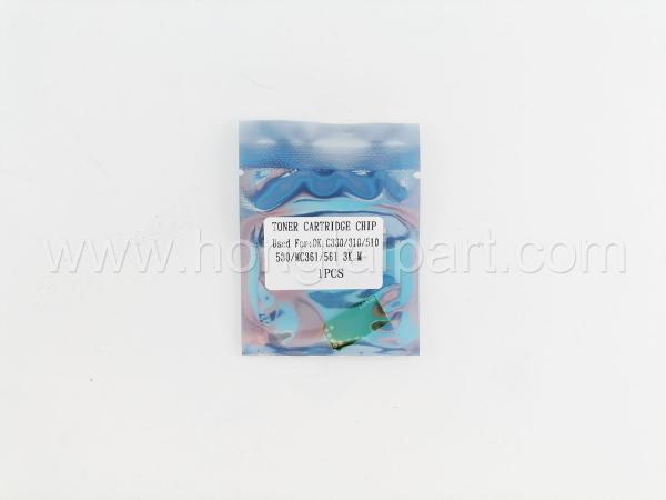 Microplaqueta do cartucho de toner para OKI C330 310 510 530 MC361 561