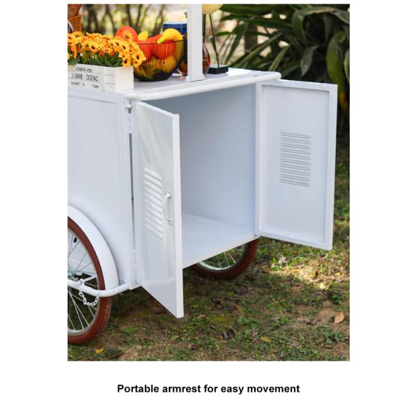 Hand Push Coffee Tricycle  New Design Bike Cart for Mobile Barista