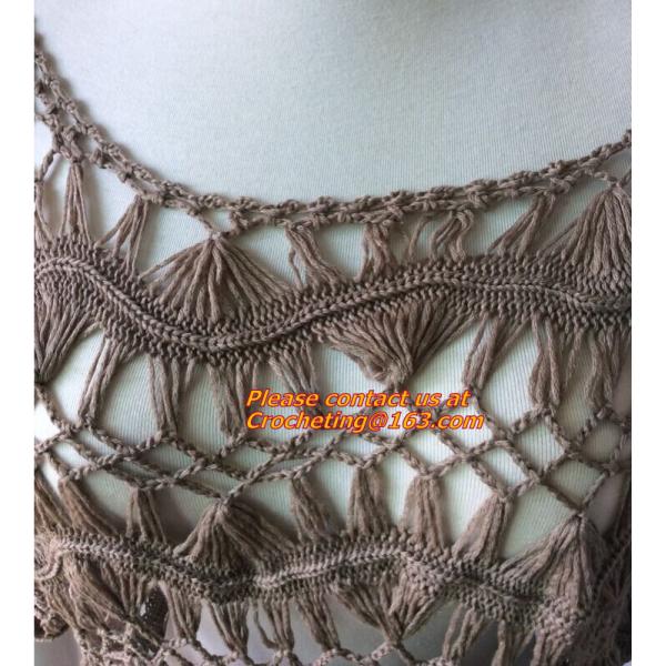 Hollow out belt sexy knitted crover up crochet beach dress robe femme sund, clothing