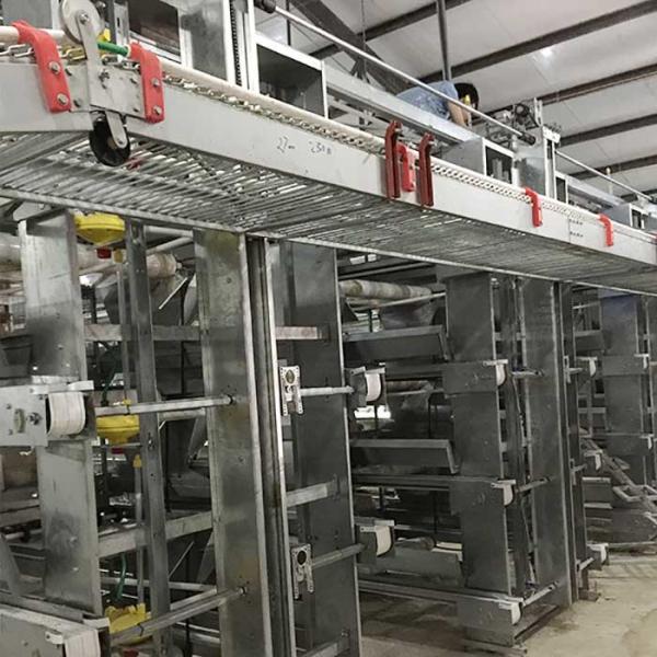 Q235 Steel Wire Poultry Chicken Cage Stable Performance 0 - 20kw Power For Farm