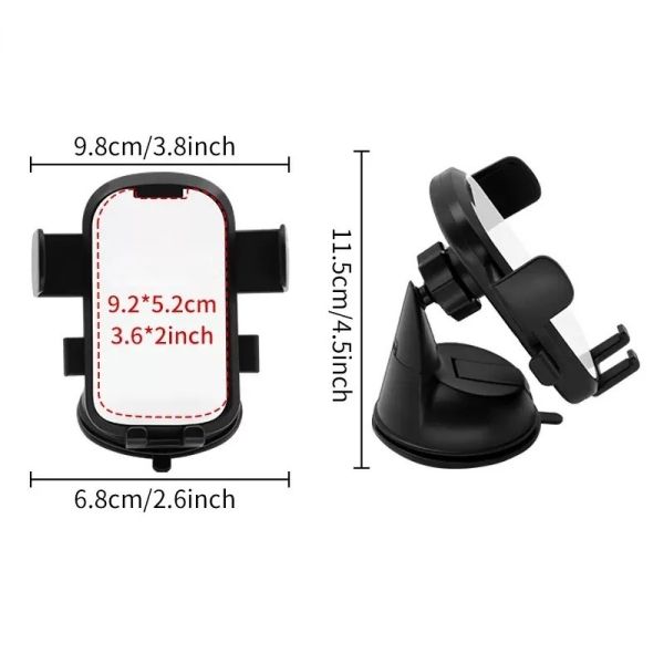 Osculum Type Sublimation Phone Stand Blanks Vehicle-Mounted Sublimation Blank Mobile Bracket Phone Holder With Aluminum Sheet
