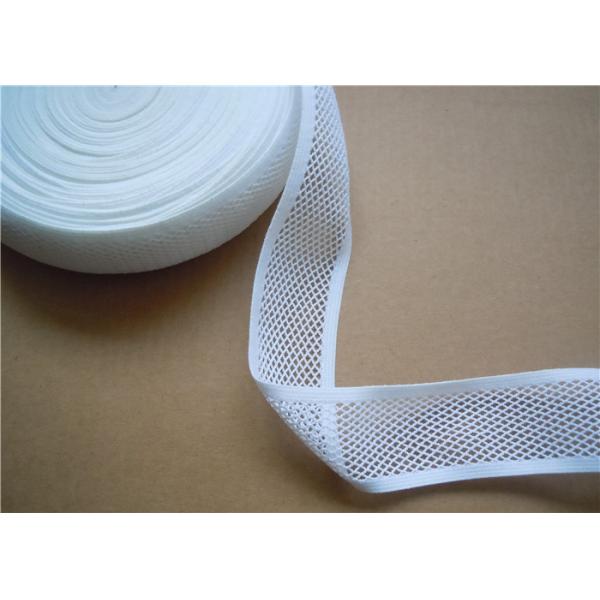 Эластичный белый Webbing нейлона связывает цветастое Washable с Gridding