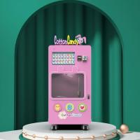 Máquina cor-de-rosa de Constant Temperature Automatic Candy Floss da máquina de venda automática do algodão doce do robô do OEM