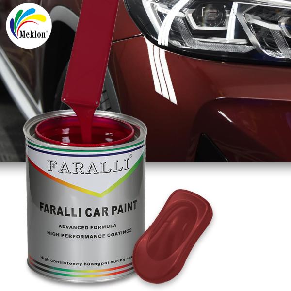 Peinture automobile de haute performance rouge Peinture automobile en poudre Cooper Temps de séchage 2-3 heures