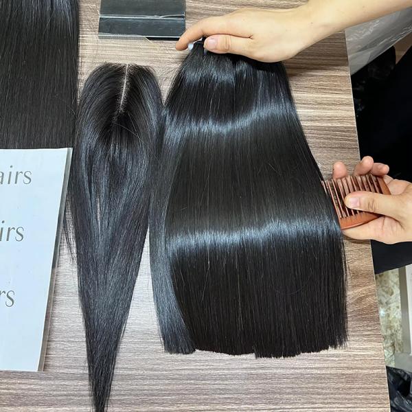 0.2kg Remy Hair Bone Straight And Curly Raw Peruvian Indian Hair Extensions Bundles