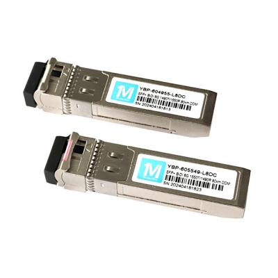 6G SFP BIDI 80km 1490nm/1550nm WDM LC Connector DDM Optical Transceiver with Speed Fiber Optic Networking