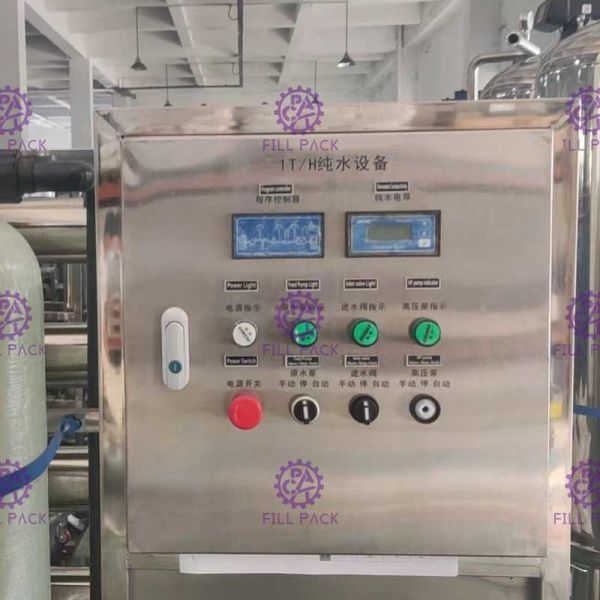 2000LPH Drinking water RO water treatment plant with 4040 membrane for water factory