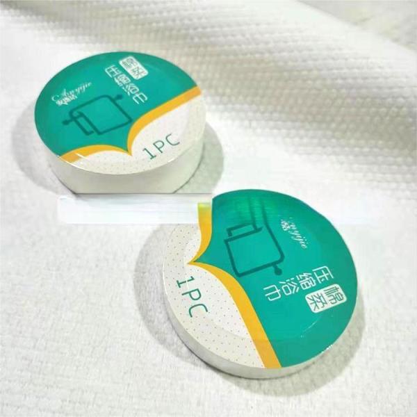 Переносное сжатое полотенце Тканое хлопковое полотенце для путешествий на открытом воздухе и пространства в прачечной