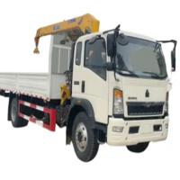 Alto desempenho SHACMAN SINOTRUK 4x2 6x4 6 toneladas Construção Telescópica Boom Truck Montado Guindaste Guindaste Leve