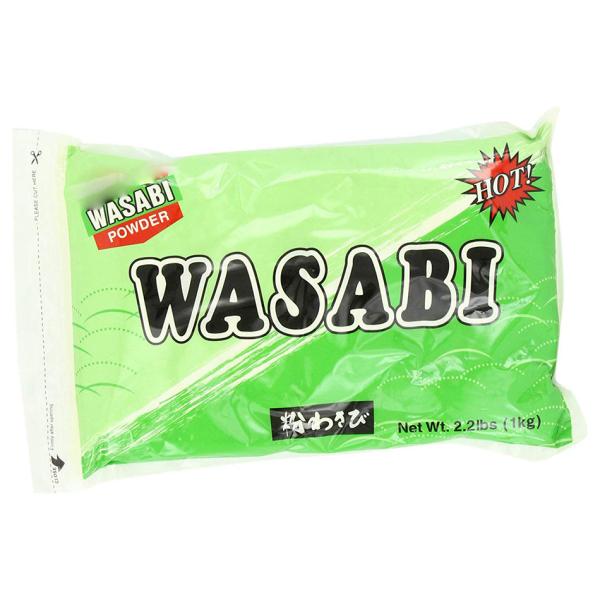 Wasabi em pó puro Wasabi em pó verde claro 1 kg / saco