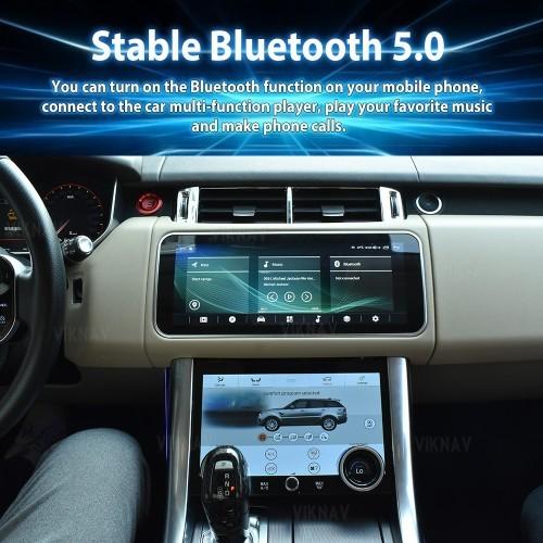 Viknav 12.3 Inch Upgrade Car Radio For Range Rover Sport L494 2013-2017 GPS Navigation Multimedia Player Wireless Carplay Auto Stereo Touch Screen (Ivory)