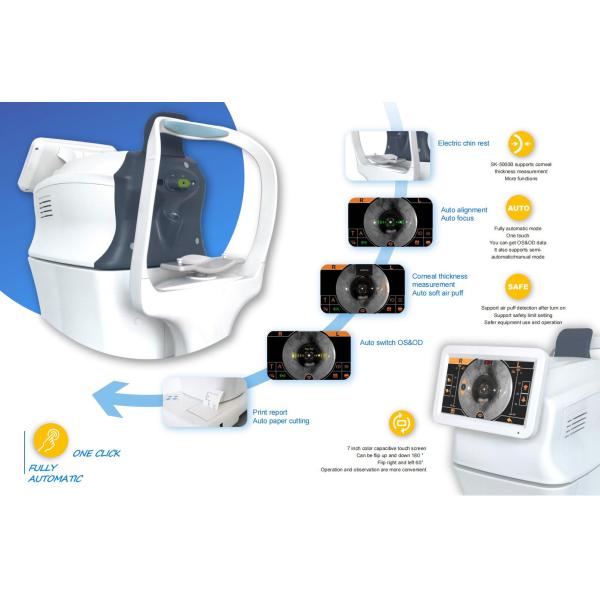 Автоматическое внеконтактное офтальмическое Tonometer 7