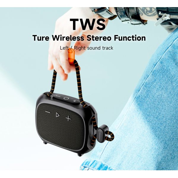 IPX7 Waterproof 8W Bike Mountable Bluetooth Speaker - Wireless Portable Outdoor Speaker