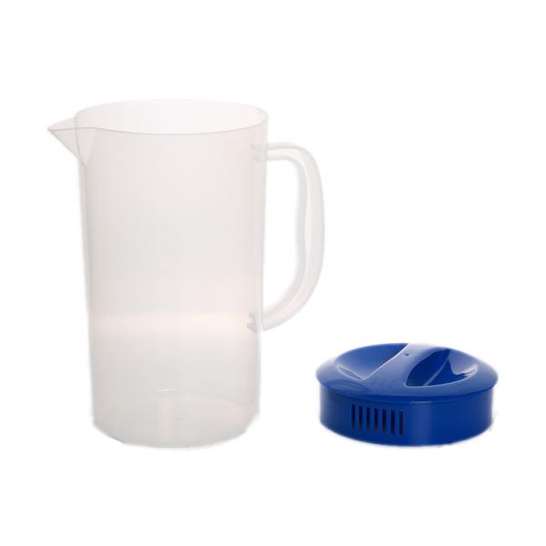 Large Capacity Plastic Beer Pitcher Heat Resistant Plastic Water Jug With Lid 70oz