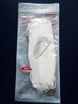 Virus Protection Disposable N95 Protective Mask Three Ply Material 4 Layers