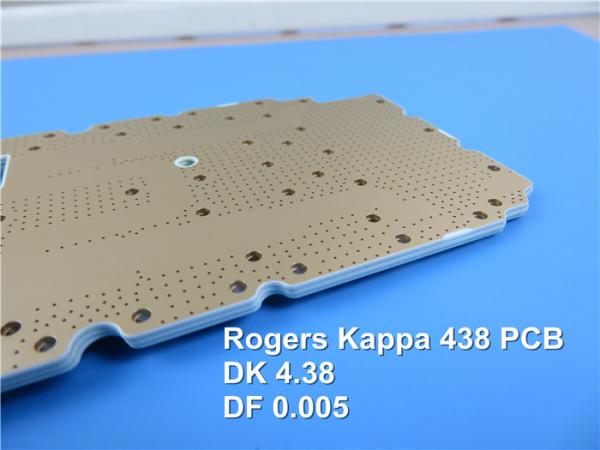 Kappa 438 High Frequency Printed Circuit Board Rogers 20mil 0.508mm DK 4.38 PCB with Immersion Gold