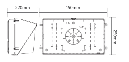 света СИД пакета стены 70В 90В 135В на открытом воздухе, пакет внешней стены освещают установленную стену