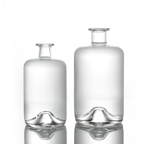250ml 500ml 750ml Olive Oil Screw Cap Glass Bottle in Square Round Shape for Beer