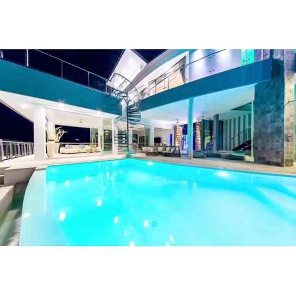 Spiral Staircase VH06S  Spiral Stainless Steel Stair Tread Beech Curved Glass Handrail 304 Stainless Steel