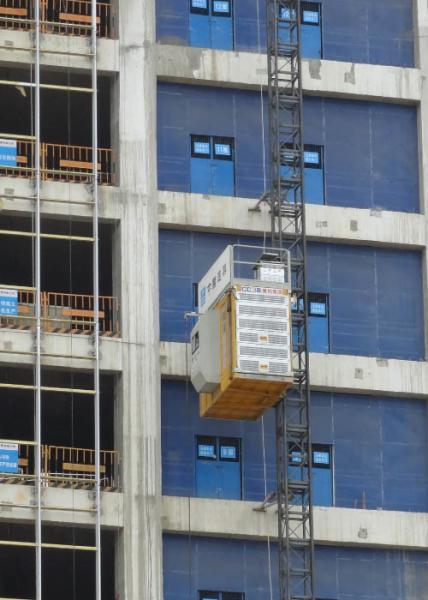 Baixo passageiro do desgaste e controlo do motor material da grua FC para o canteiro de obras/plantas
