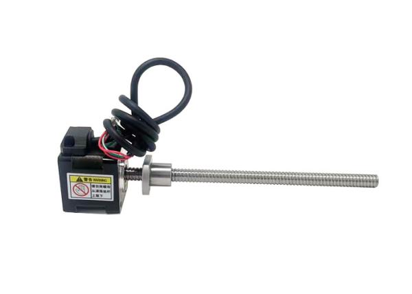 Tensão híbrida 1,4 do ângulo da etapa do motor deslizante 1.8° do parafuso da bola do Nema 14 (35mm)/2.9V 1.5A atual, 4 fios de ligação