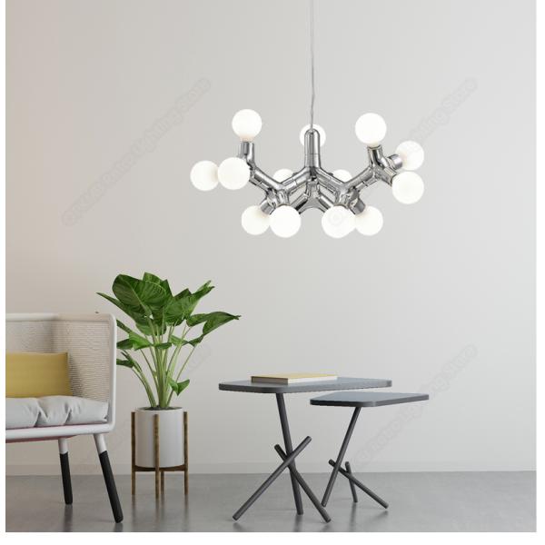 Nordic Copper Chandelier For Dinning Room Modern Living Room Glass Chandelier(WH-MI-444)
