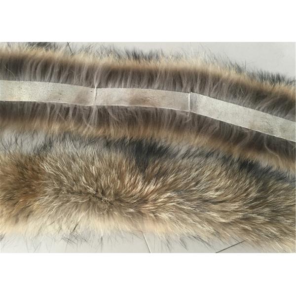 Prueba casera del viento del cuello de la piel del mapache de la capa con la longitud de los 70cm/de los 75cm/de los 80cm