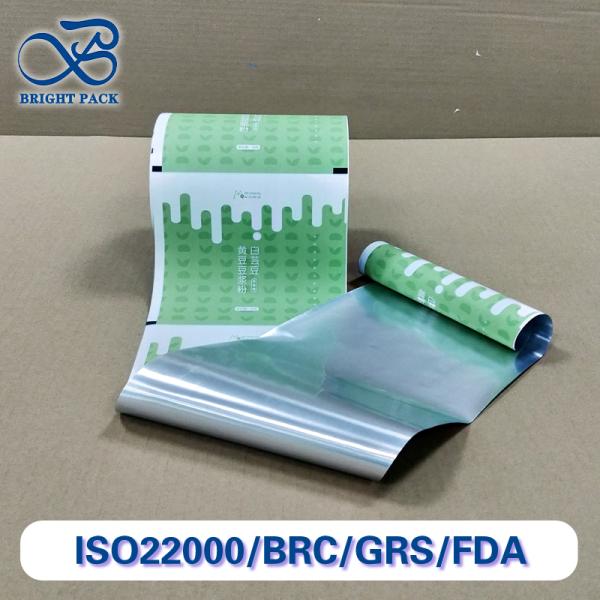 High Barrier PET/AL/PE Soy Milk Powder Packaging Film