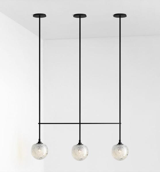 Minimalism Single Head Lamp Hanging Lights Simple Modern Living Room Fizi Pendant Light Crystal Ball Kitchen Lighting Fixture