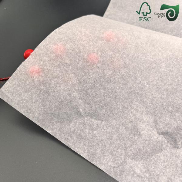 40gsm 30gsm Grease Resistant Coated Hamburger Wax Paper For Sandwich Wrapping