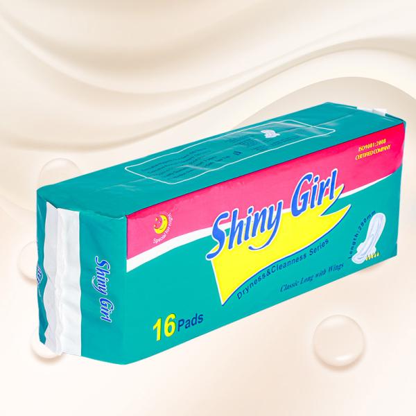 Novo Design Super espesso Respirável Uso Diário Mulheres Brinquedos Sanitários Uso Noturno Bananeiras de algodão Bananeiras sanitárias descartáveis