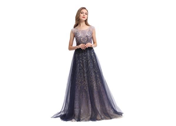 Elegant Ladies Muslim Formal Dresses , A - Line Sleeveless Muslim Party Dress