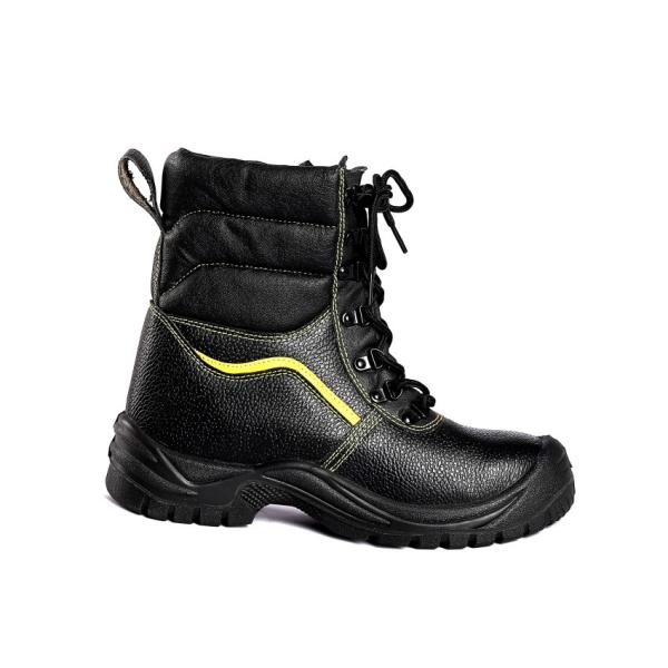 Shengjie Black Footwear Lace Up Cut Steel Toe PU Sole Protection Shock Function Anti Slip Work Boots Safety Shoes