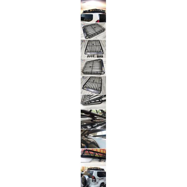 Toyota Prado Roof Rack Cage Basket , E009 32mm Iron Tube Cargo Carrier Basket 