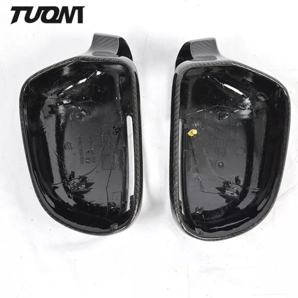 Real Carbon Fiber Car Mirror Cover For Audi A4 S4 RS4 A5 S5 RS5 B9 2016 - UP