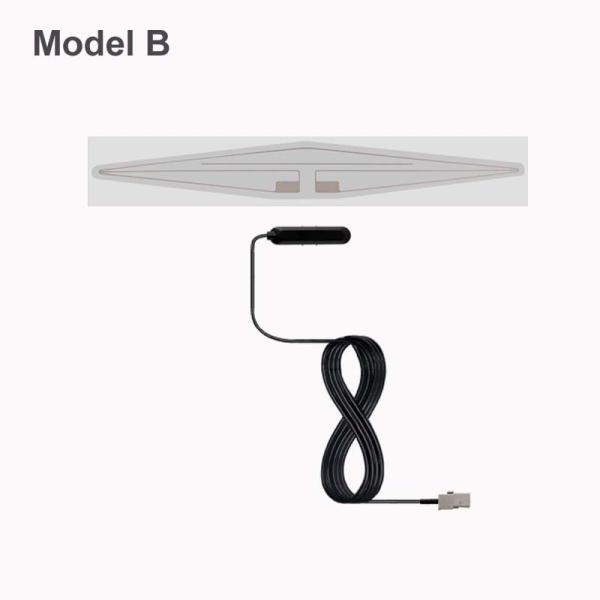 Isdb-T Film Digital Tv Antenna With GT13 Connector For Mobile Custom Radon Color