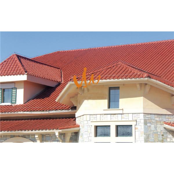 Испанская красная глиняная крыша Плитка водонепроницаемый строительный материал С-образная керамическая остекленная крыша